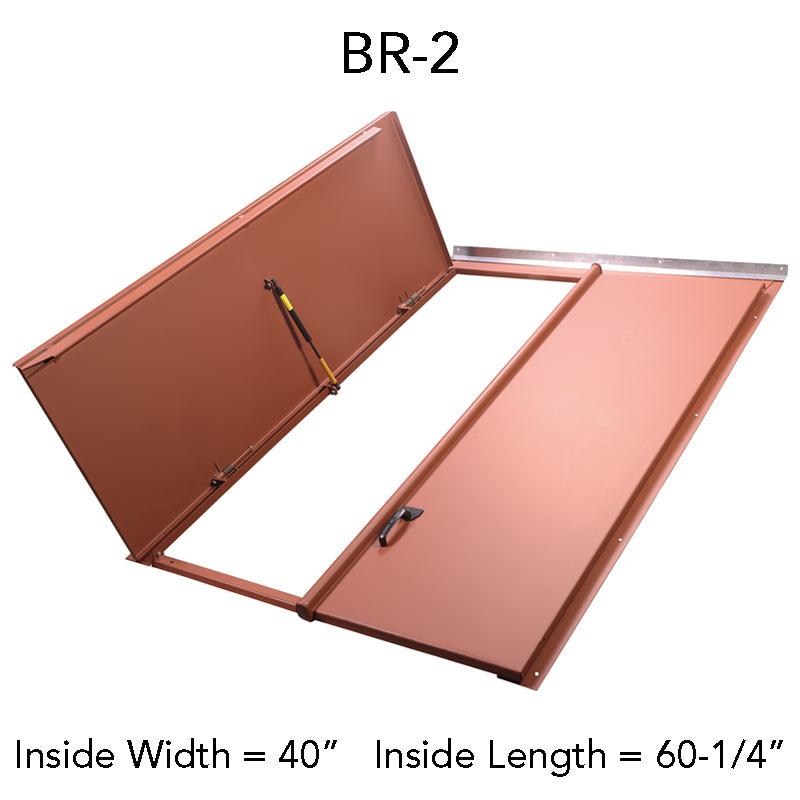 BILCO Size BR 2 Sloped Wall Steel Cellar Door Primer Finish